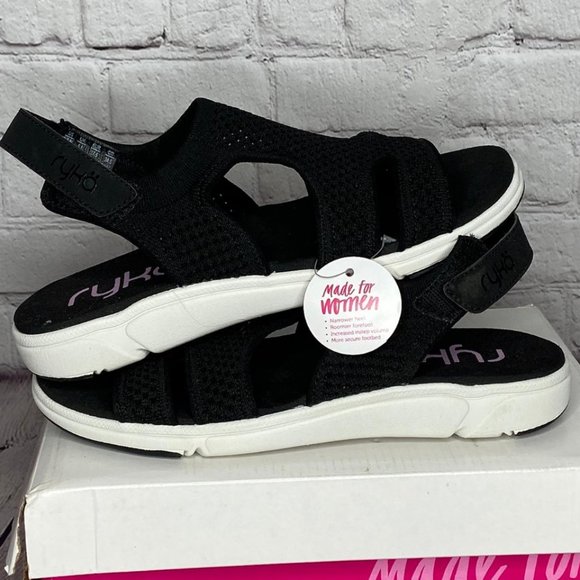 ryka stretch knit sport sandals